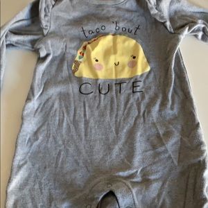 Long-sleeve Taco Romper (6-12 months)